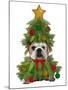 English Bulldog, Christmas Tree Costume-Fab Funky-Mounted Art Print
