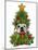 English Bulldog, Christmas Tree Costume-Fab Funky-Mounted Art Print