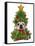 English Bulldog, Christmas Tree Costume-Fab Funky-Framed Stretched Canvas