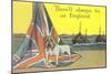 English Bulldog on Union Jack-null-Mounted Art Print