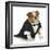English Bulldog Wearing Black Tuxedo And Tails On White Background-Willee Cole-Framed Photographic Print