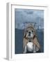 English Bulldog with Stonehenge-Barruf-Framed Art Print