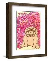 English Bulldog-My Zoetrope-Framed Giclee Print