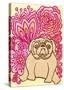 English Bulldog-My Zoetrope-Stretched Canvas