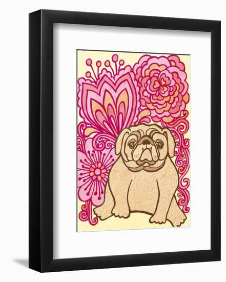 English Bulldog-My Zoetrope-Framed Art Print