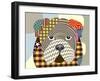 English Bulldog-Adefioye Lanre-Framed Giclee Print