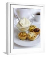 English Christmas Baking and a Bowl of Brandy Cream-Jean Cazals-Framed Photographic Print