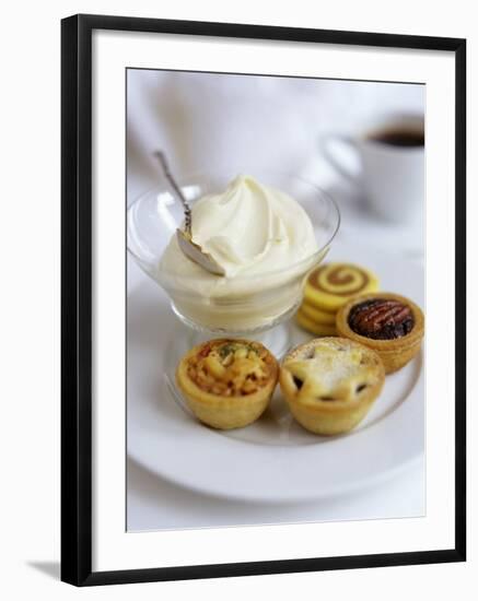 English Christmas Baking and a Bowl of Brandy Cream-Jean Cazals-Framed Photographic Print