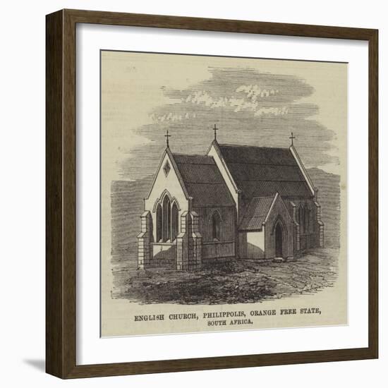English Church, Philippolis, Orange Free State, South Africa-null-Framed Giclee Print