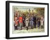 English Colonial Armies in Their Respective Uniforms 21 June 1883, from "Le Petit Journal", 1899-P.h.g.v. Michel-Framed Giclee Print