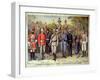 English Colonial Armies in Their Respective Uniforms 21 June 1883, from "Le Petit Journal", 1899-P.h.g.v. Michel-Framed Giclee Print