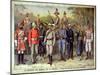 English Colonial Armies in Their Respective Uniforms 21 June 1883, from "Le Petit Journal", 1899-P.h.g.v. Michel-Mounted Giclee Print