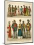 English Costume 1450-1500-Albert Kretschmer-Mounted Giclee Print