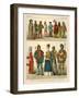 English Costume 1450-1500-Albert Kretschmer-Framed Giclee Print