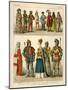 English Costume 1450-1500-Albert Kretschmer-Mounted Giclee Print