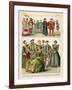 English Costume 1500-1550-Albert Kretschmer-Framed Giclee Print