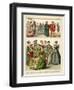 English Costume 1500-1550-Albert Kretschmer-Framed Giclee Print