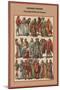 English Costume First Half of the XV Century-Friedrich Hottenroth-Mounted Art Print