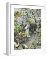 English Cottage Garden-William Stephen Coleman-Framed Giclee Print