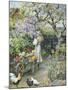 English Cottage Garden-William Stephen Coleman-Mounted Giclee Print