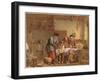 English Cottage Interior-null-Framed Art Print