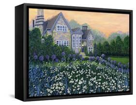 English Cottage lg-Bonnie B. Cook-Framed Stretched Canvas