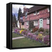 English Country Cottages-null-Framed Stretched Canvas