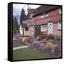 English Country Cottages-null-Framed Stretched Canvas