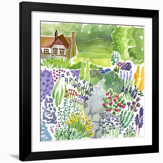 English Country Garden-Elizabeth Rider-Framed Giclee Print