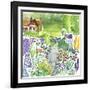 English Country Garden-Elizabeth Rider-Framed Giclee Print