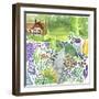 English Country Garden-Elizabeth Rider-Framed Giclee Print