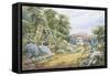 English Country Garden-Henry Stannard-Framed Stretched Canvas