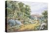 English Country Garden-Henry Stannard-Stretched Canvas