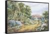 English Country Garden-Henry Stannard-Framed Stretched Canvas