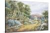 English Country Garden-Henry Stannard-Stretched Canvas