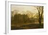 English Country House in Autumn Haze-Louis H Grimshaw-Framed Giclee Print