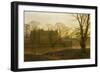 English Country House in Autumn Haze-Louis H Grimshaw-Framed Giclee Print