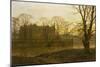 English Country House in Autumn Haze-Louis H Grimshaw-Mounted Giclee Print