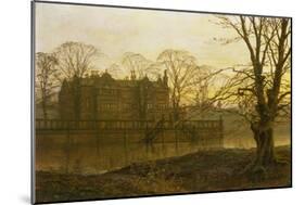 English Country House in Autumn Haze-Louis H Grimshaw-Mounted Giclee Print