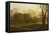 English Country House in Autumn Haze-Louis H Grimshaw-Framed Stretched Canvas