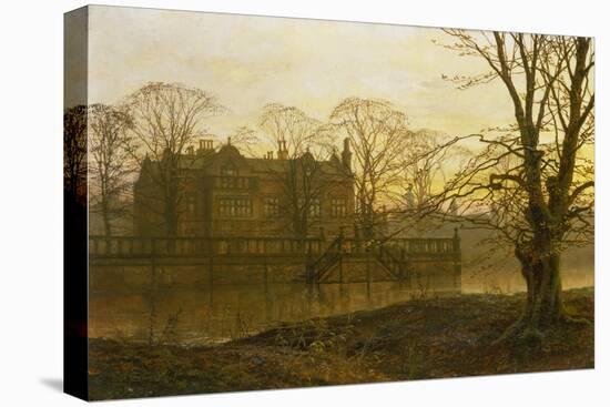 English Country House in Autumn Haze-Louis H Grimshaw-Stretched Canvas