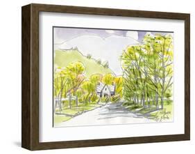 English Countryside-Kenji Fujimura-Framed Art Print