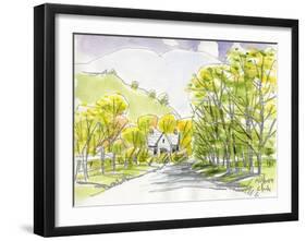 English Countryside-Kenji Fujimura-Framed Art Print