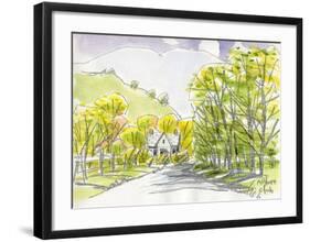 English Countryside-Kenji Fujimura-Framed Art Print