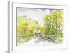 English Countryside-Kenji Fujimura-Framed Art Print