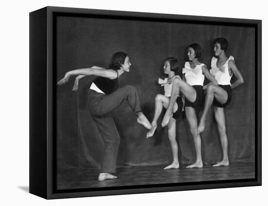 English Dance School-null-Framed Stretched Canvas