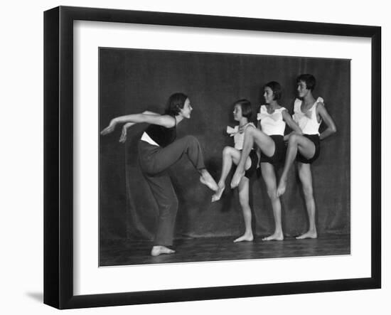 English Dance School-null-Framed Photographic Print