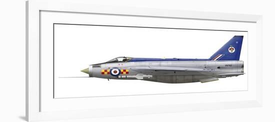 English Electric Lightning F2 of the Royal Air Force-Stocktrek Images-Framed Premium Giclee Print