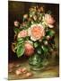 English Elegance Roses in a Glass-Albert Williams-Mounted Giclee Print