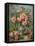 English Elegance Roses in a Silver Vase-Albert Williams-Framed Stretched Canvas